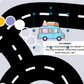 2-in-1 Car Track Board Game