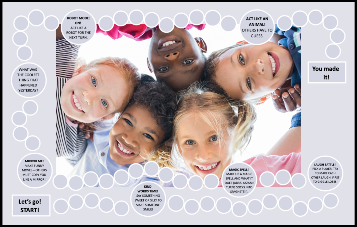 Custom Family Board Game | Game Laude - Kids' Fun Board Game