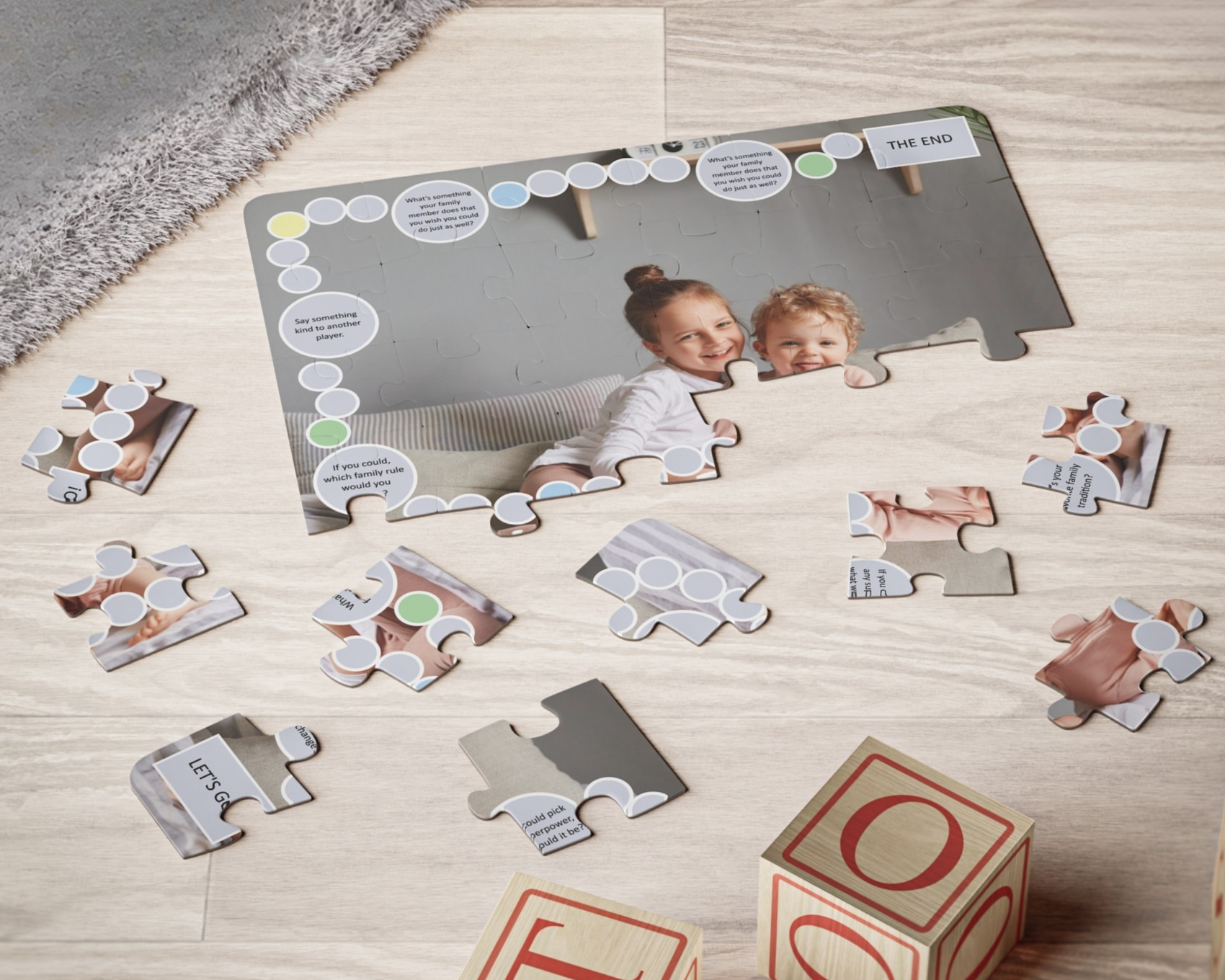 2-in-1 Puzzle Board Game