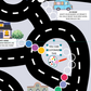 2-in-1 Car Track Board Game